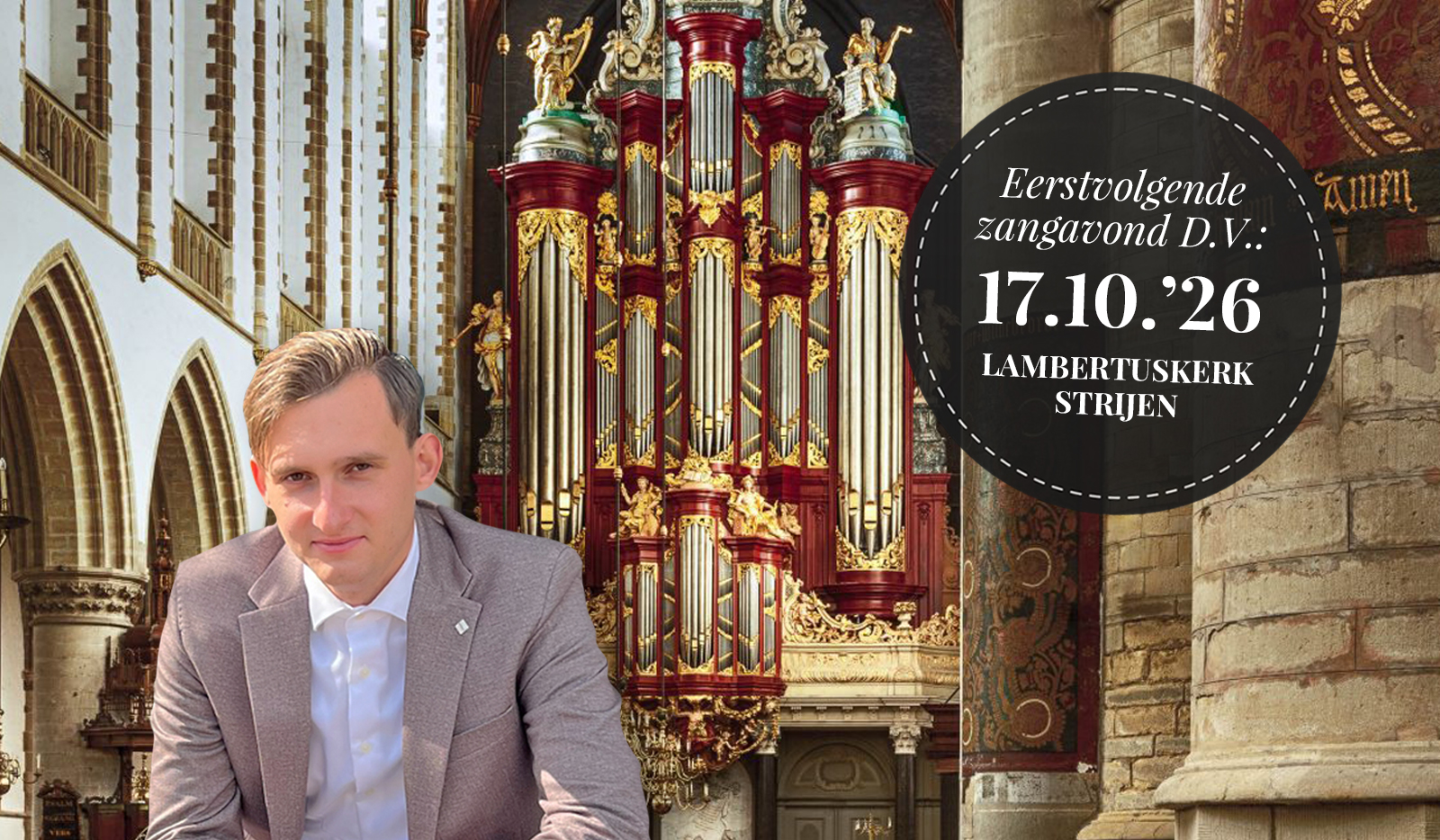 Psalmzangavond Gorinchem - Aron de Graaf - Martin Westrate - ds. H.J. Agteresch - Grote Kerk Gorinchem - gergem